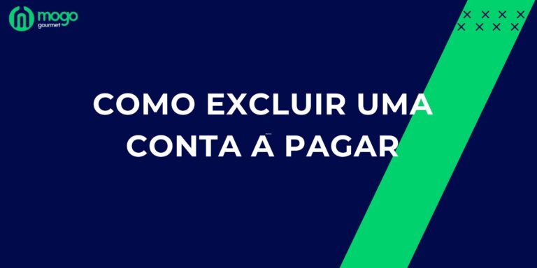 Como Excluir Uma Conta A Pagar