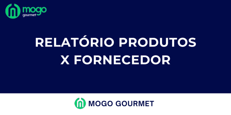 Relatório Produtos X Fornecedor