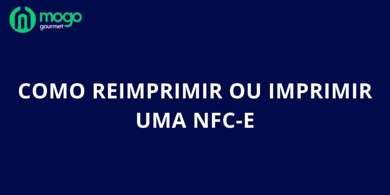 como reimprimir uma nfc-e